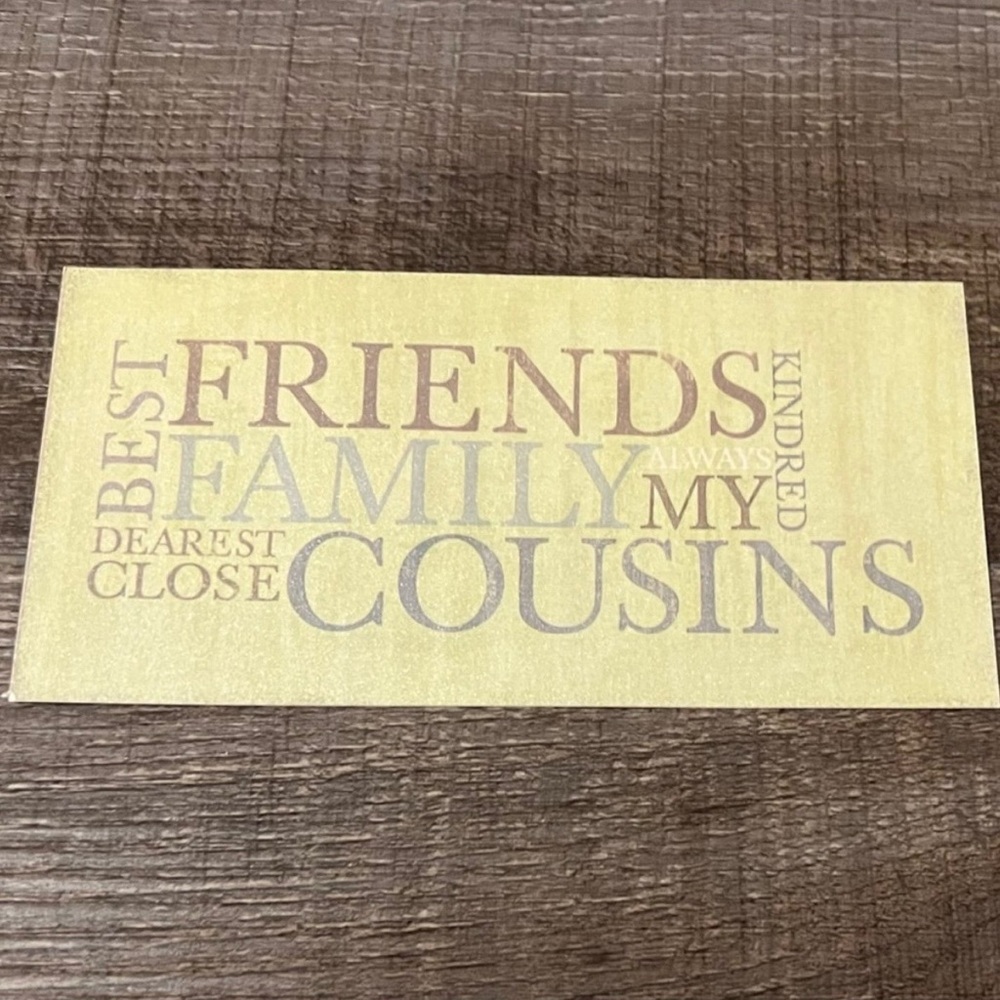 💞 New Friends & Cousins Scrapbooking Card